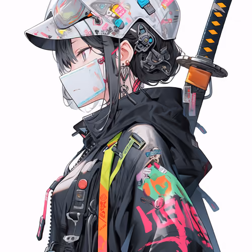 Cyber Veil Girl #157