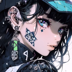 Cyber Veil Girl #113