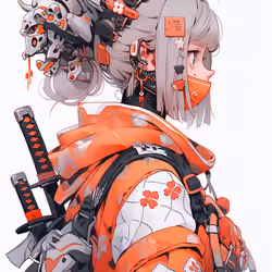 Cyber Veil Girl #695