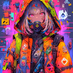 Cyber Veil Girl #734