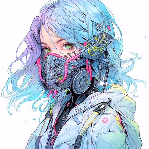 Cyber Veil Girl #712