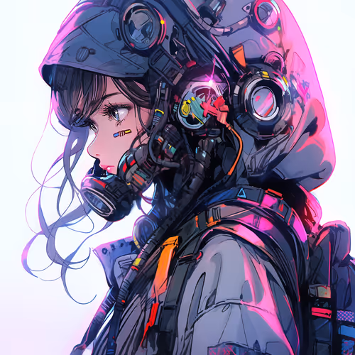 Cyber Veil Girl