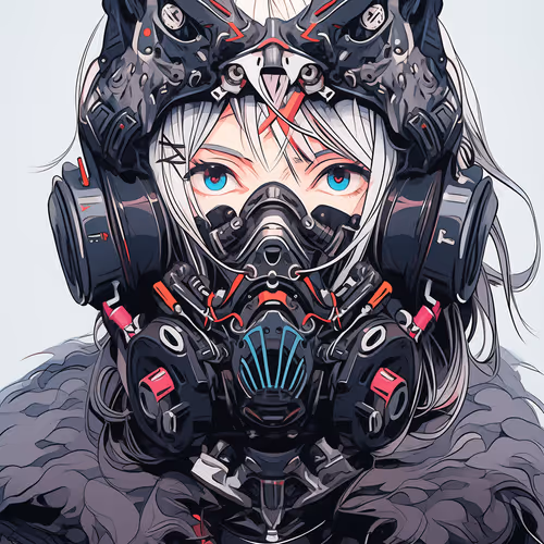 Cyber Veil Girl