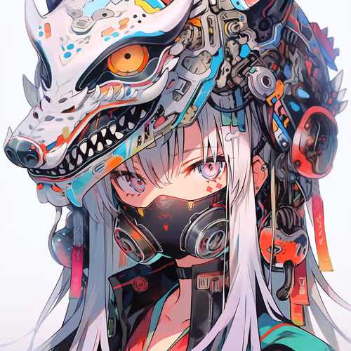 Cyber Veil Girl #566