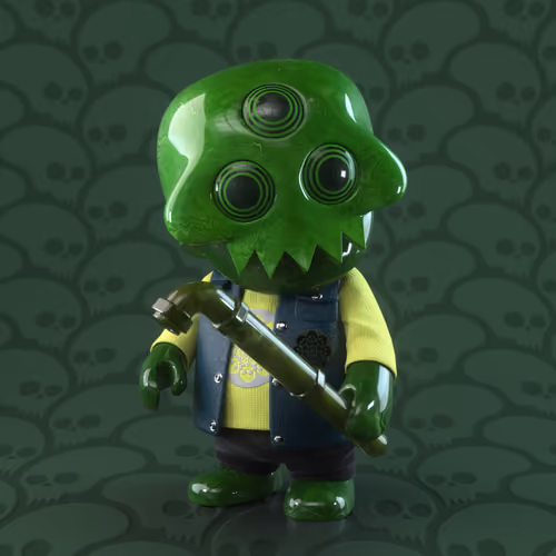 Jade Guy Biker TOUNGLESS GOHST