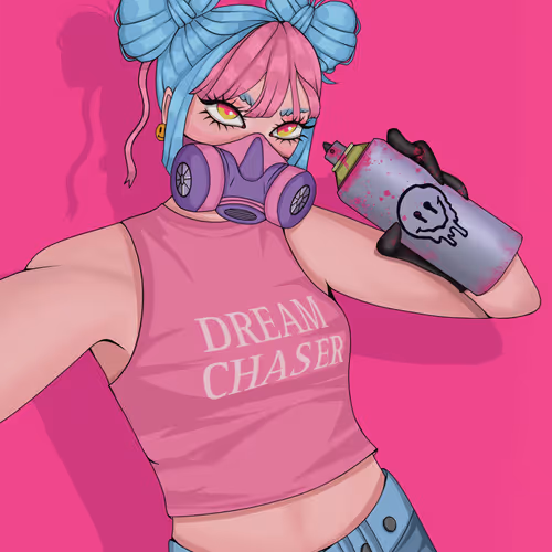 Spray The Wall Pink