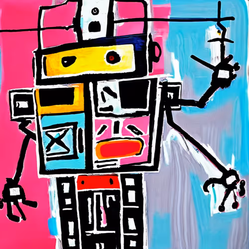 Robotic Abstraction By My Eight Year Old Nephew