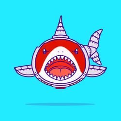Robot Shark 0022