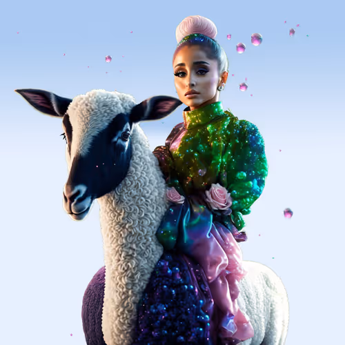 Riding On A Lamb Ariana Grande Special Delivery