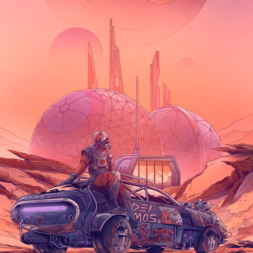 Mars Colonization By Uae Nft Stefan Grosse Halbuer