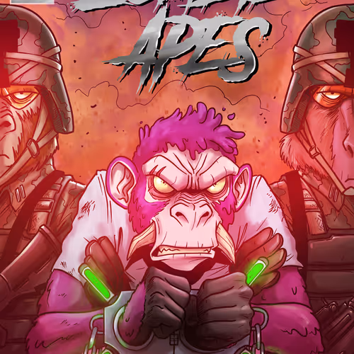Zombie Apes Comic Issue 1 Covers
