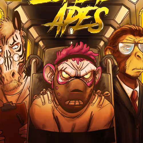 Zombie Apes Comic Issue 1 Covers