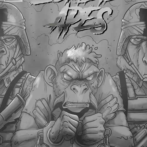 Zombie Apes Comic Issue 1 Covers