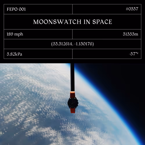 Moonswatch In Space