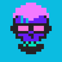 Cyber CryptoSkull #1217