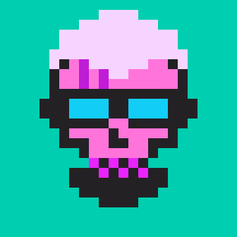 Cyber CryptoSkull #4001