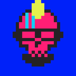 Cyber CryptoSkull #3821