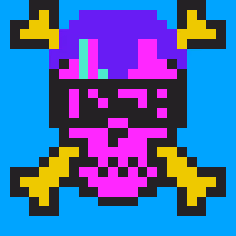Cyber CryptoSkull #1601