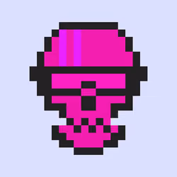 Cyber CryptoSkull #547