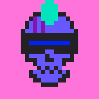 Cyber CryptoSkull #410