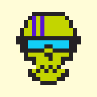 Cyber CryptoSkull #1602