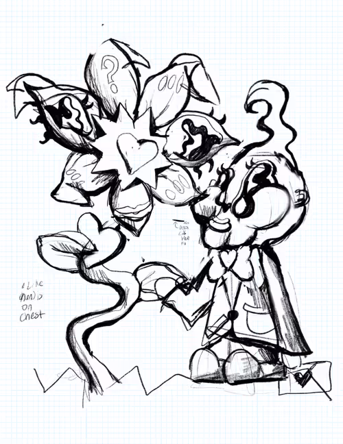 mr m and sunflower