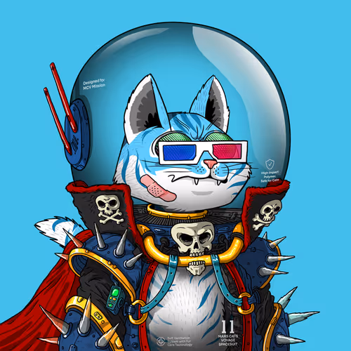 Mars Cat in Spacesuit #1355