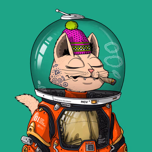 Mars Cat in Spacesuit #1711