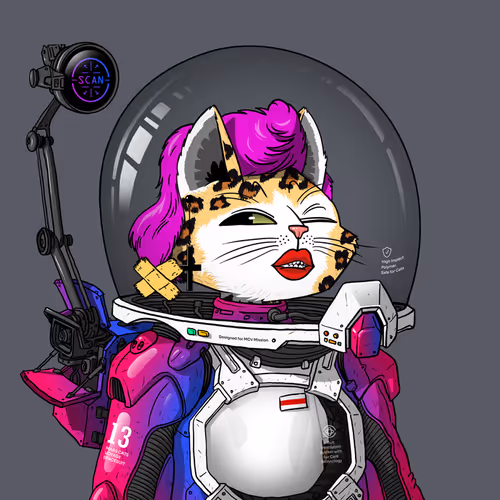 Mars Cat in Spacesuit #1970