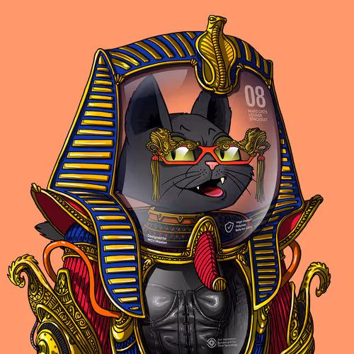 Mars Cat in Spacesuit #248