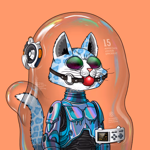 Mars Cat in Spacesuit #1498