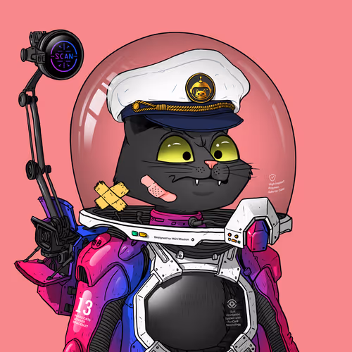 Mars Cat in Spacesuit #1061