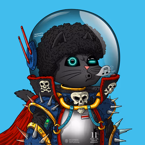 Mars Cat in Spacesuit #1239