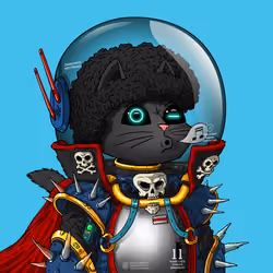 Mars Cat in Spacesuit #1239