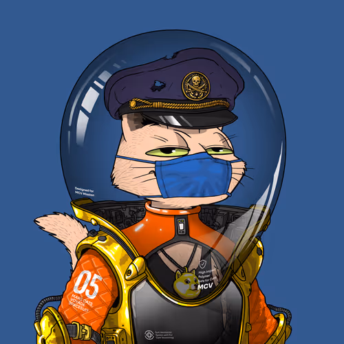 Mars Cat in Spacesuit #1651