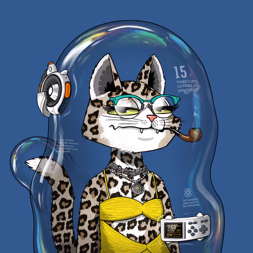 Mars Cat in Spacesuit #993