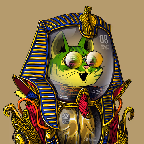 Mars Cat in Spacesuit #571