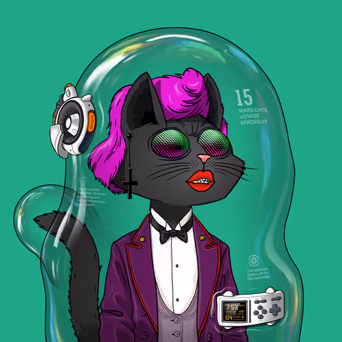 Mars Cat in Spacesuit #1315