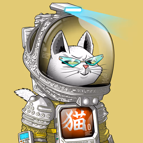Mars Cat in Spacesuit #1523