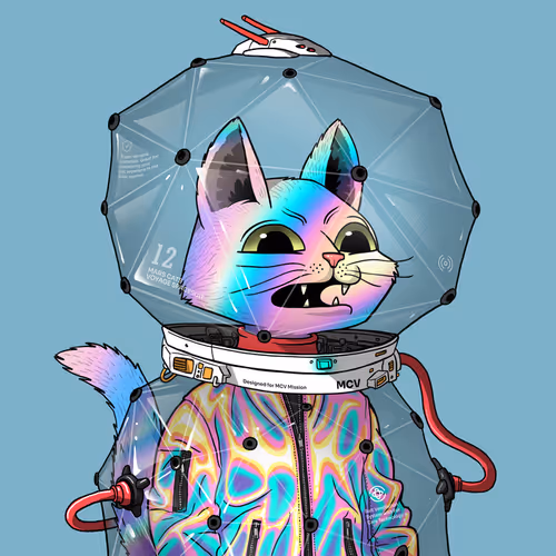 Mars Cat in Spacesuit #1132