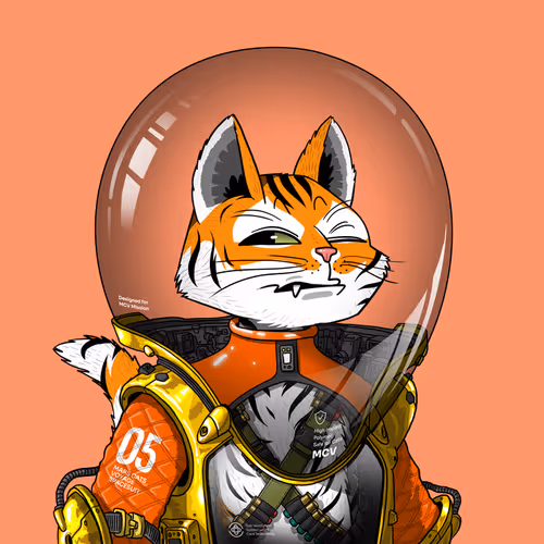 Mars Cat in Spacesuit #1840