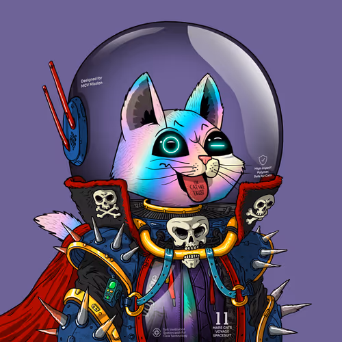 Mars Cat in Spacesuit #1570