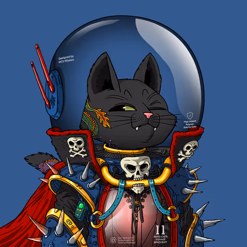 Mars Cat in Spacesuit #1189