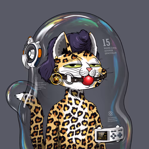 Mars Cat in Spacesuit #1218