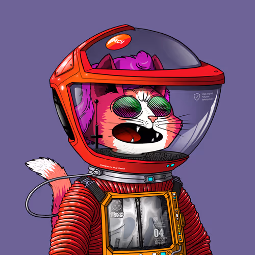 Mars Cat in Spacesuit #964