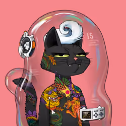 Mars Cat in Spacesuit #464