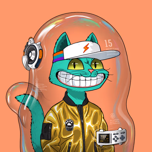 Mars Cat in Spacesuit #397