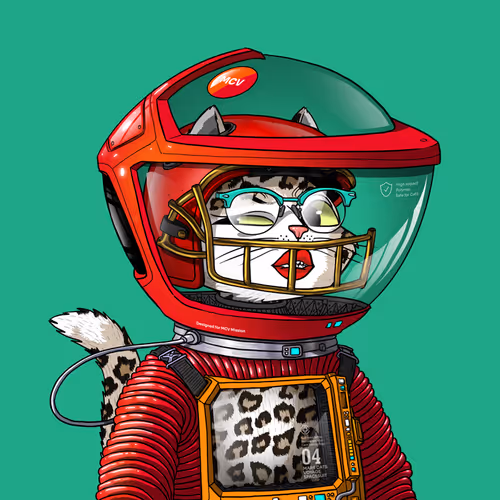 Mars Cat in Spacesuit #627