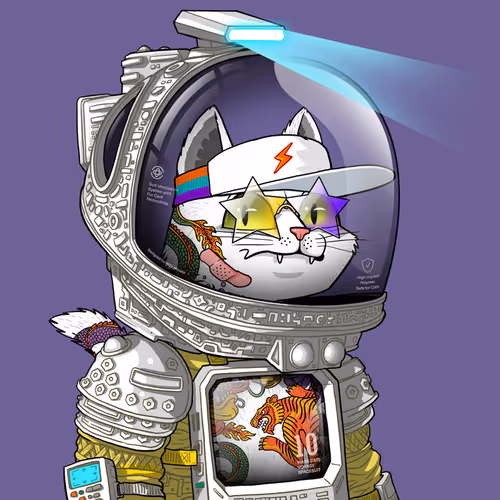 Mars Cat in Spacesuit #1645