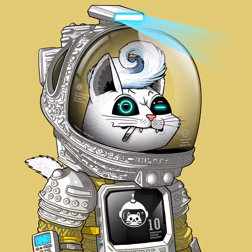 Mars Cat in Spacesuit #492